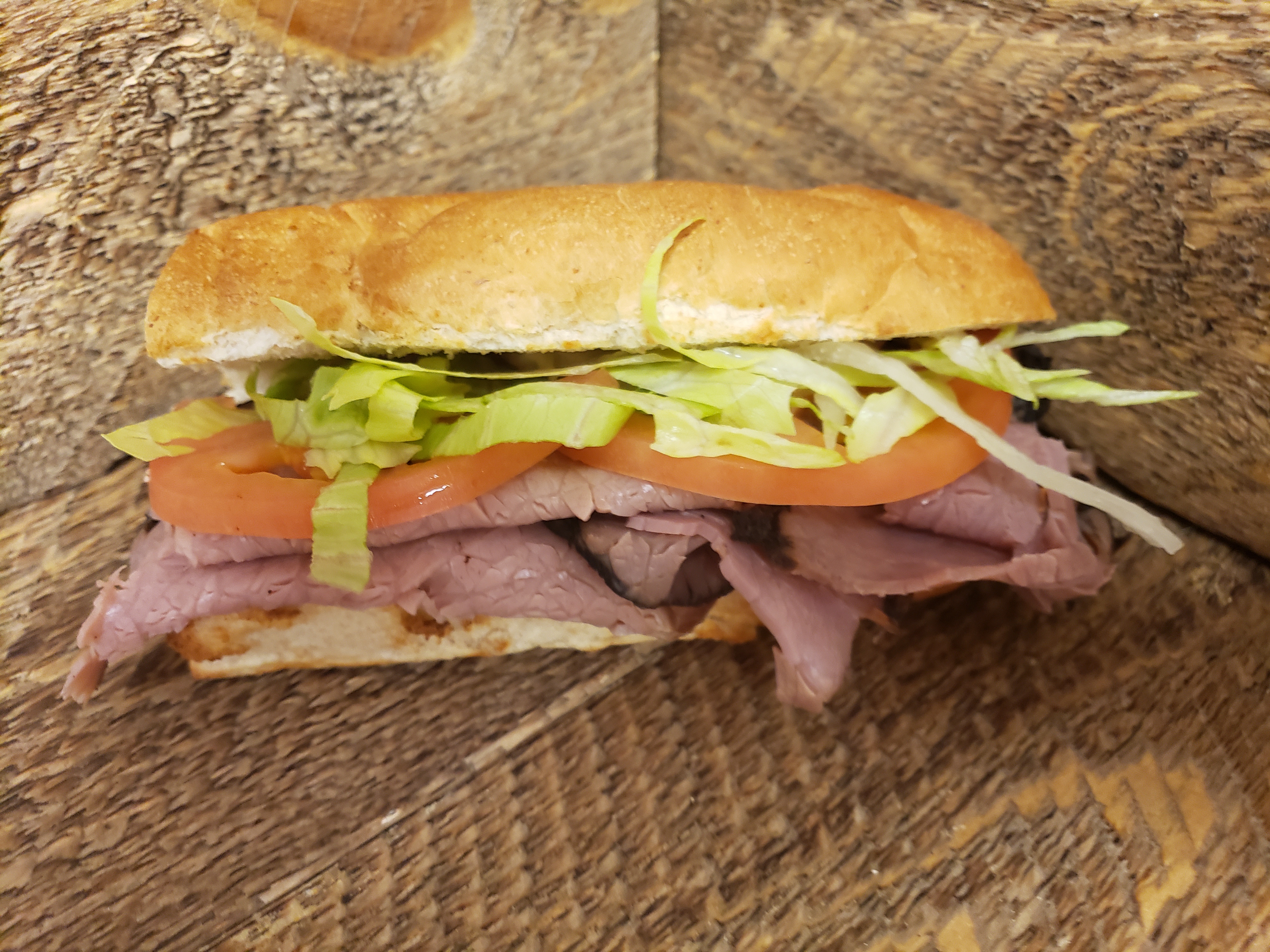 Order Roast Beef Sub food online from Planet Sub store, Gilbert on bringmethat.com