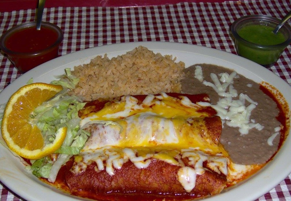 Order Enchiladas food online from Juarez Mexican Food store, Denver on bringmethat.com