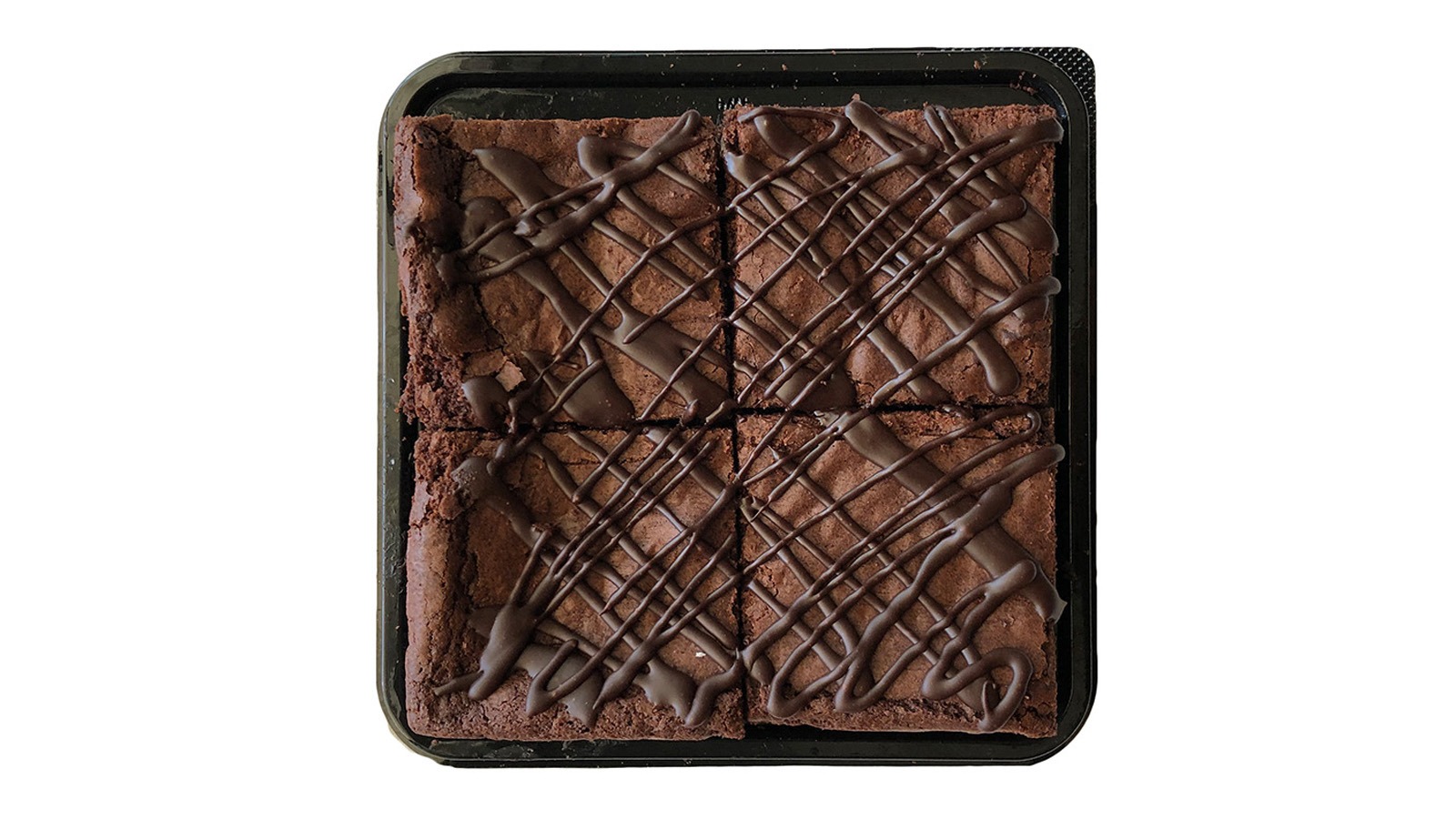 Order Hand Crafted Fudge Brownies, 4 ct. food online from Lucky California store, San Francisco on bringmethat.com