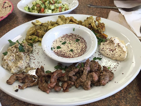 Order Combo Shawarma Plate food online from Petra Middle Eastern Cuisine store, Livermore on bringmethat.com