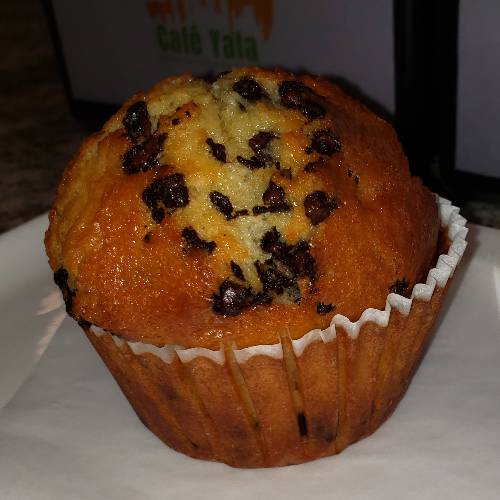 Order Chocolate Chip Muffin food online from Cafe Yafa store, Natick on bringmethat.com