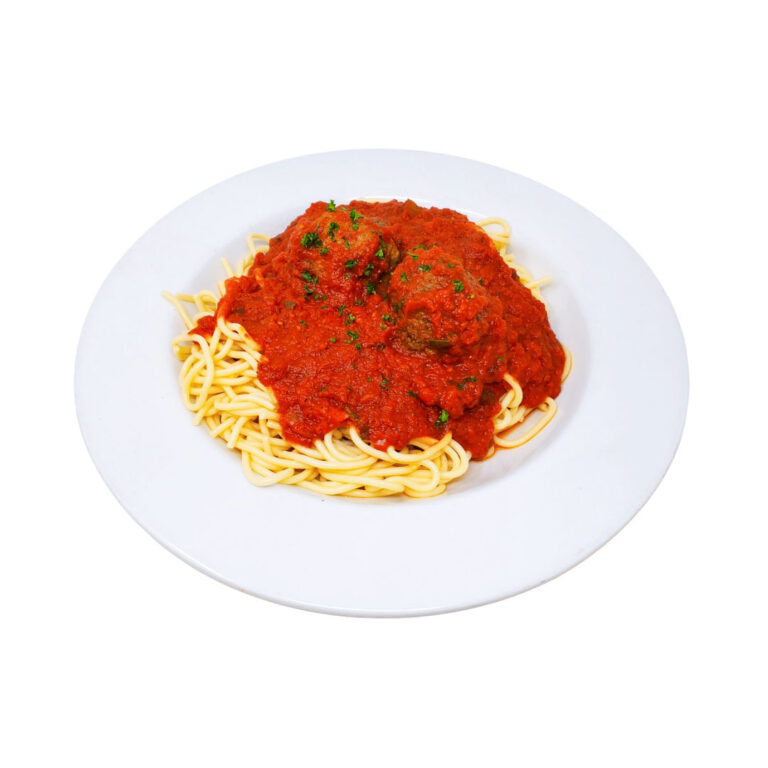Order Spaghetti with Meatballs or Sausage food online from Napoli Pizza store, Las Vegas on bringmethat.com