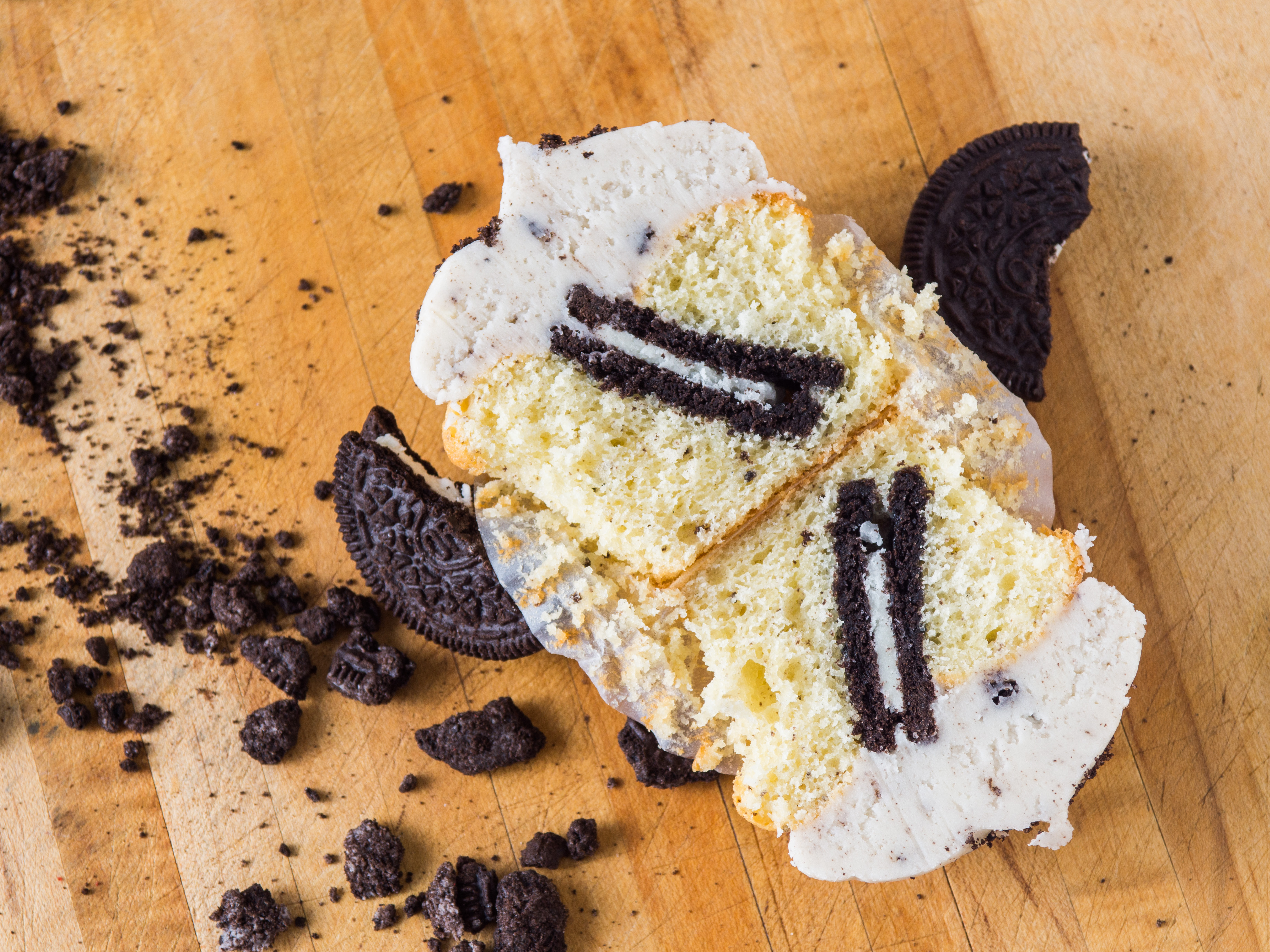 Order Oreo Cookies 'n Cream cupcakes food online from Buttercup Bake Shop store, New York on bringmethat.com