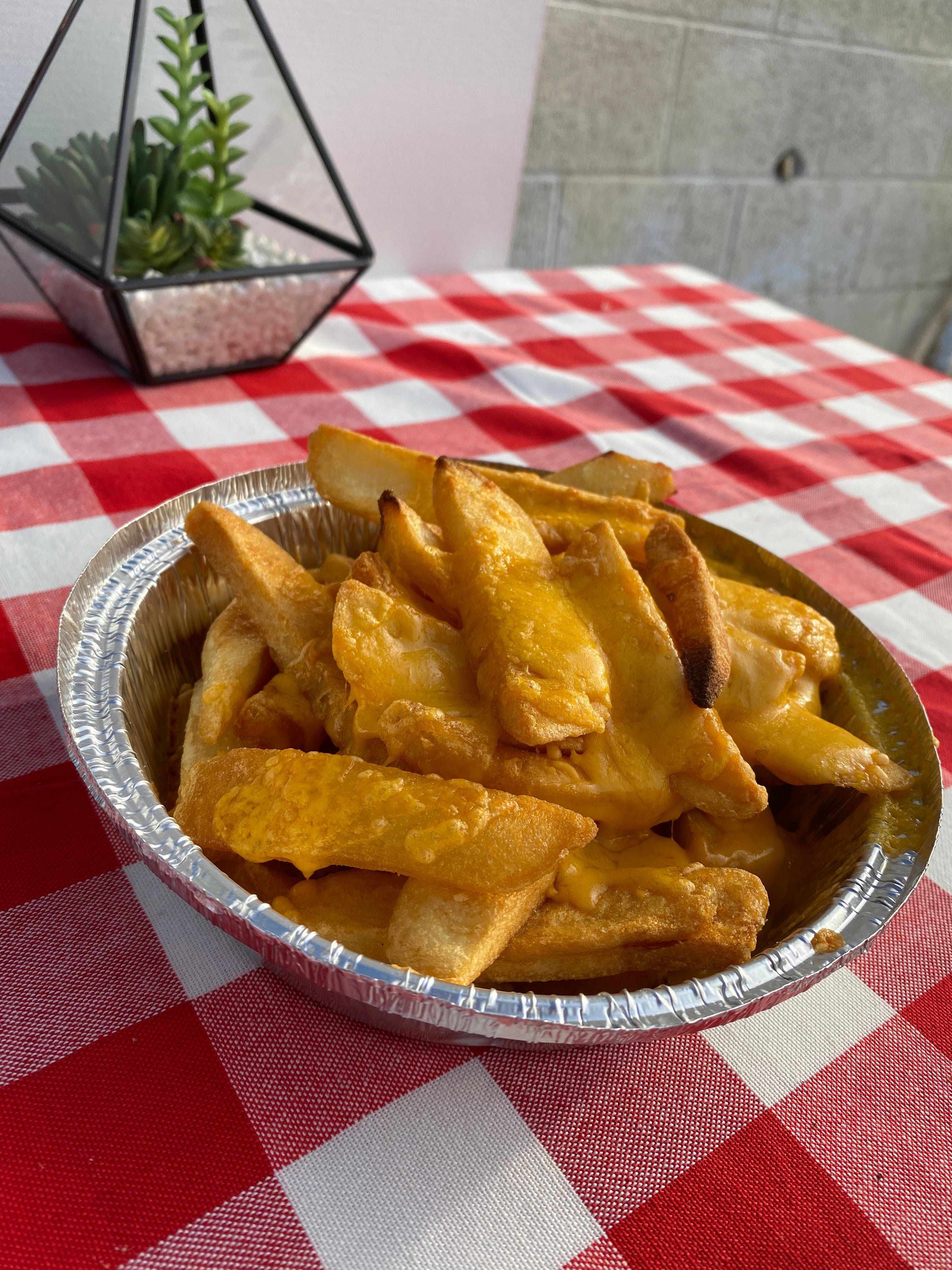 Order Cheddar Fries - Appetizer food online from Magura Pizza store, Las Vegas on bringmethat.com