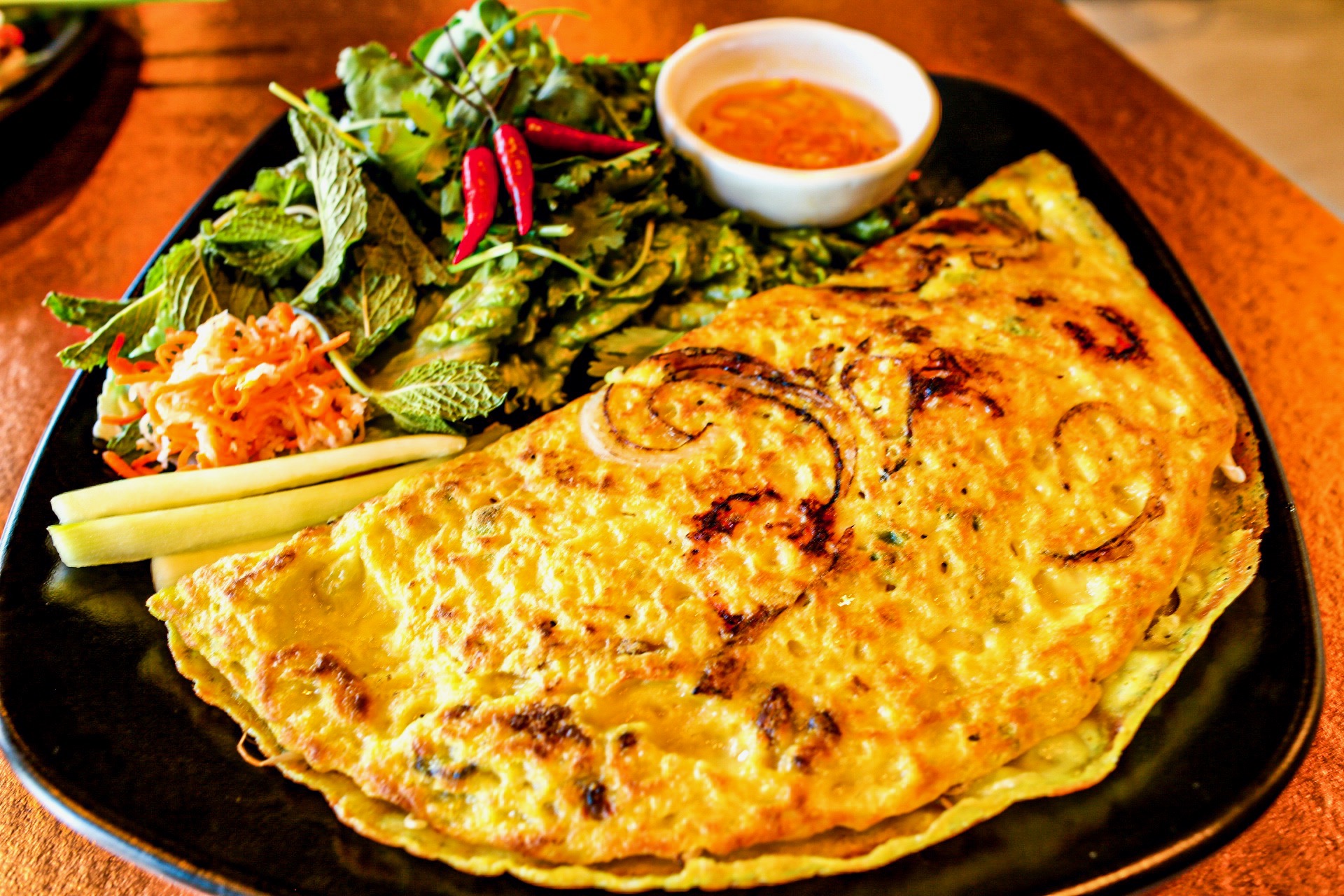 Order Banh Xeo food online from Lemongrass Bistro store, Chino Hills on bringmethat.com