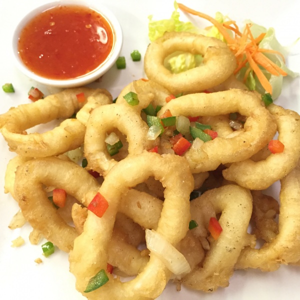Order A8. Salt and Pepper Calamari food online from Mint chinese and thai cuisine store, Chamblee on bringmethat.com