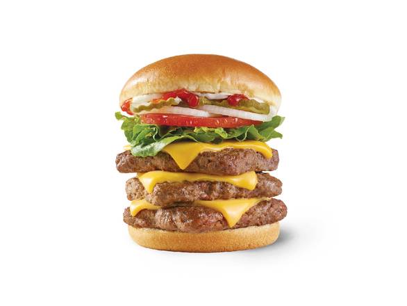 Order Big Bacon Classic® Triple food online from Wendy's store, South Houston on bringmethat.com