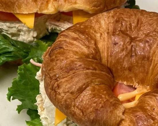Order Croissant - Chicken Salad  food online from Chameleon Cafe Akron store, Akron on bringmethat.com