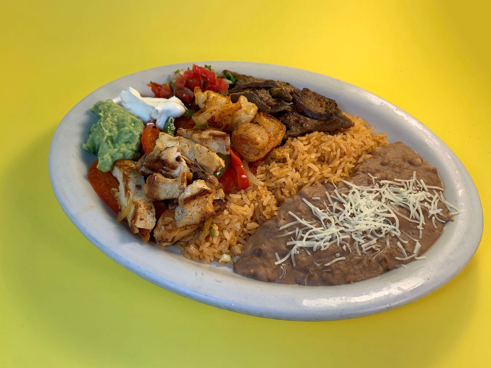 Order Fajitas- Combinado food online from Great Mex store, Costa Mesa on bringmethat.com
