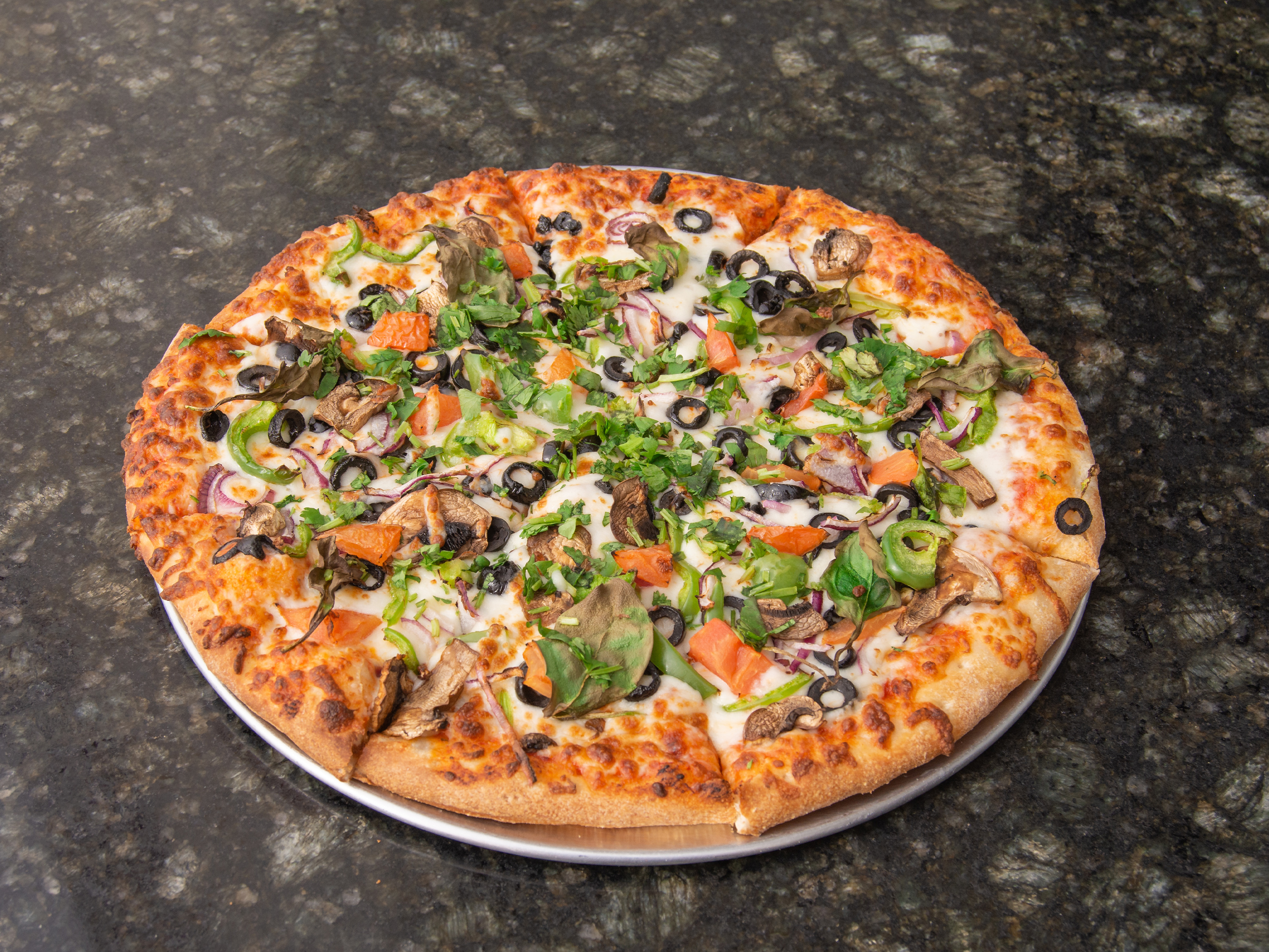 Order Veggie Supreme Pizza food online from New York Pizza & Grill store, Dinuba on bringmethat.com
