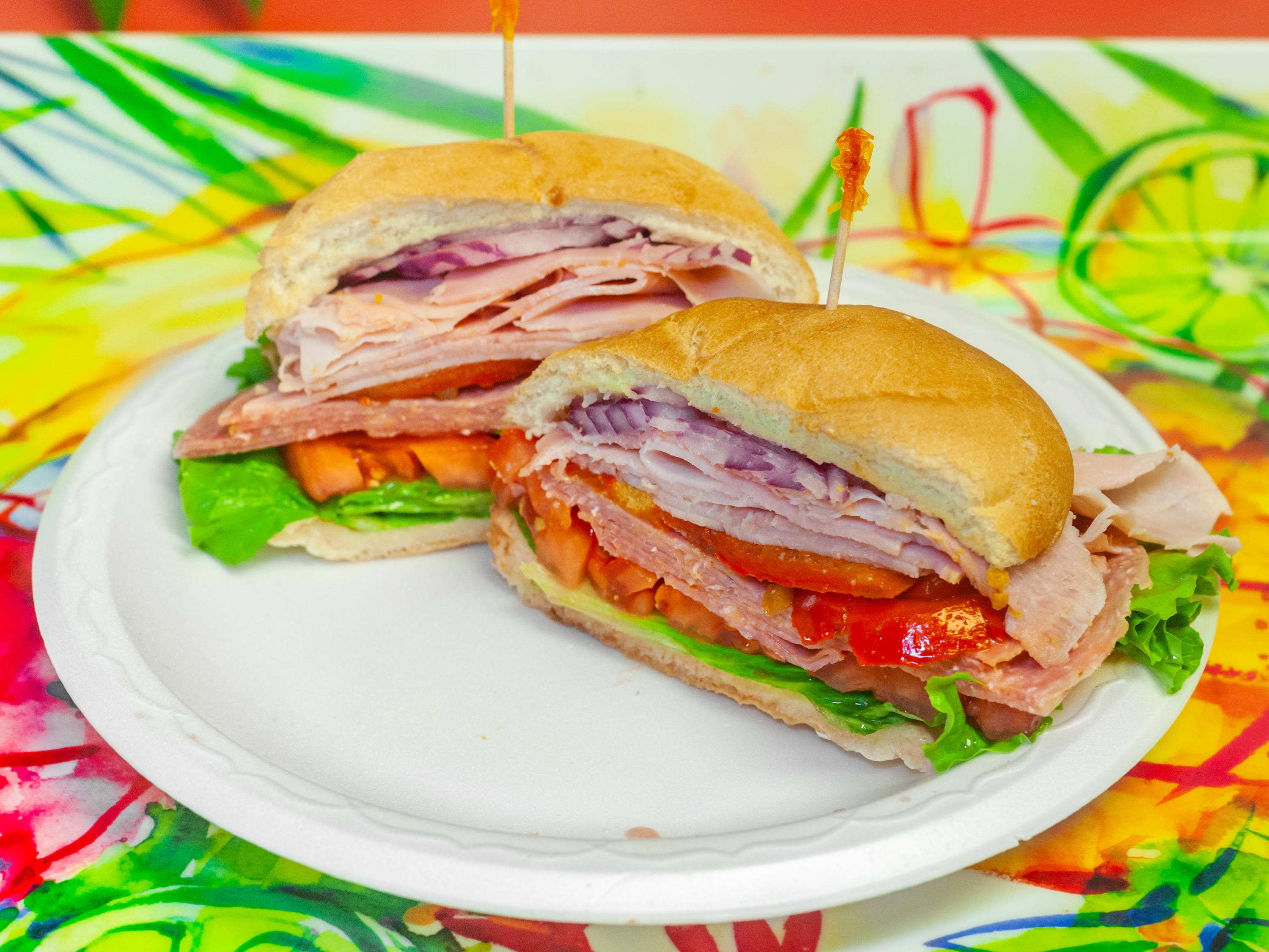 Order Baked Ham and Swiss Sandwich Boxed Lunch food online from Troy Market store, Troy on bringmethat.com