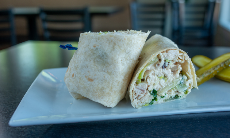 Order Chicken Caesar Wrap food online from Santucci Square Pizza store, Hatfield on bringmethat.com