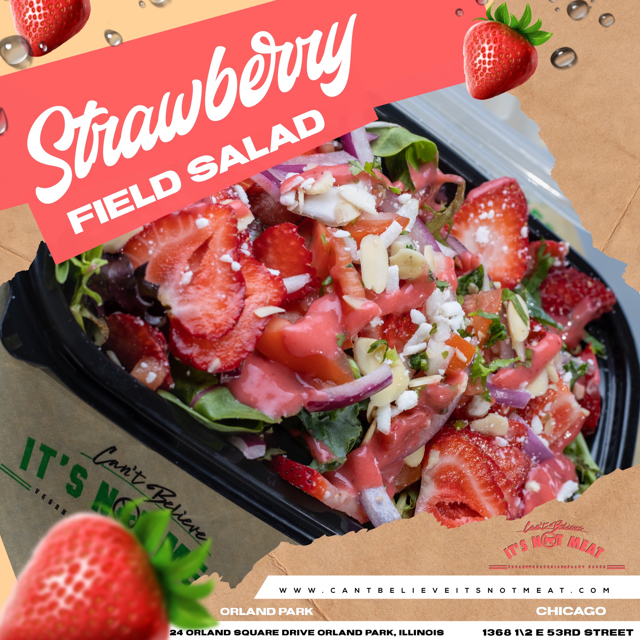 Order Strawberry Field Salad food online from Hydepark store, Chicago on bringmethat.com