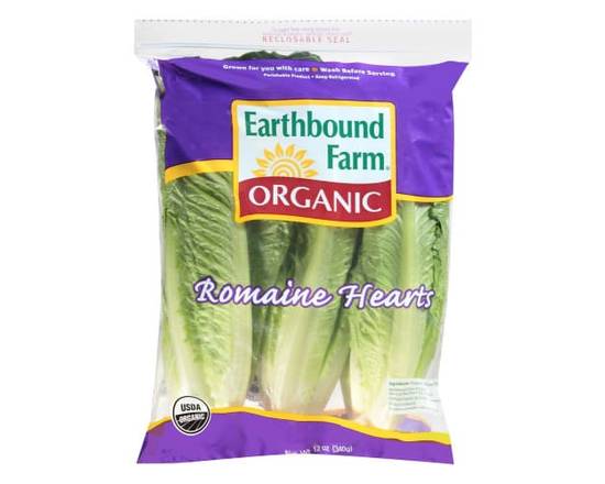 Order Earthbound Farm · Organic Romaine Hearts (12 oz) food online from Safeway store, Corte Madera on bringmethat.com