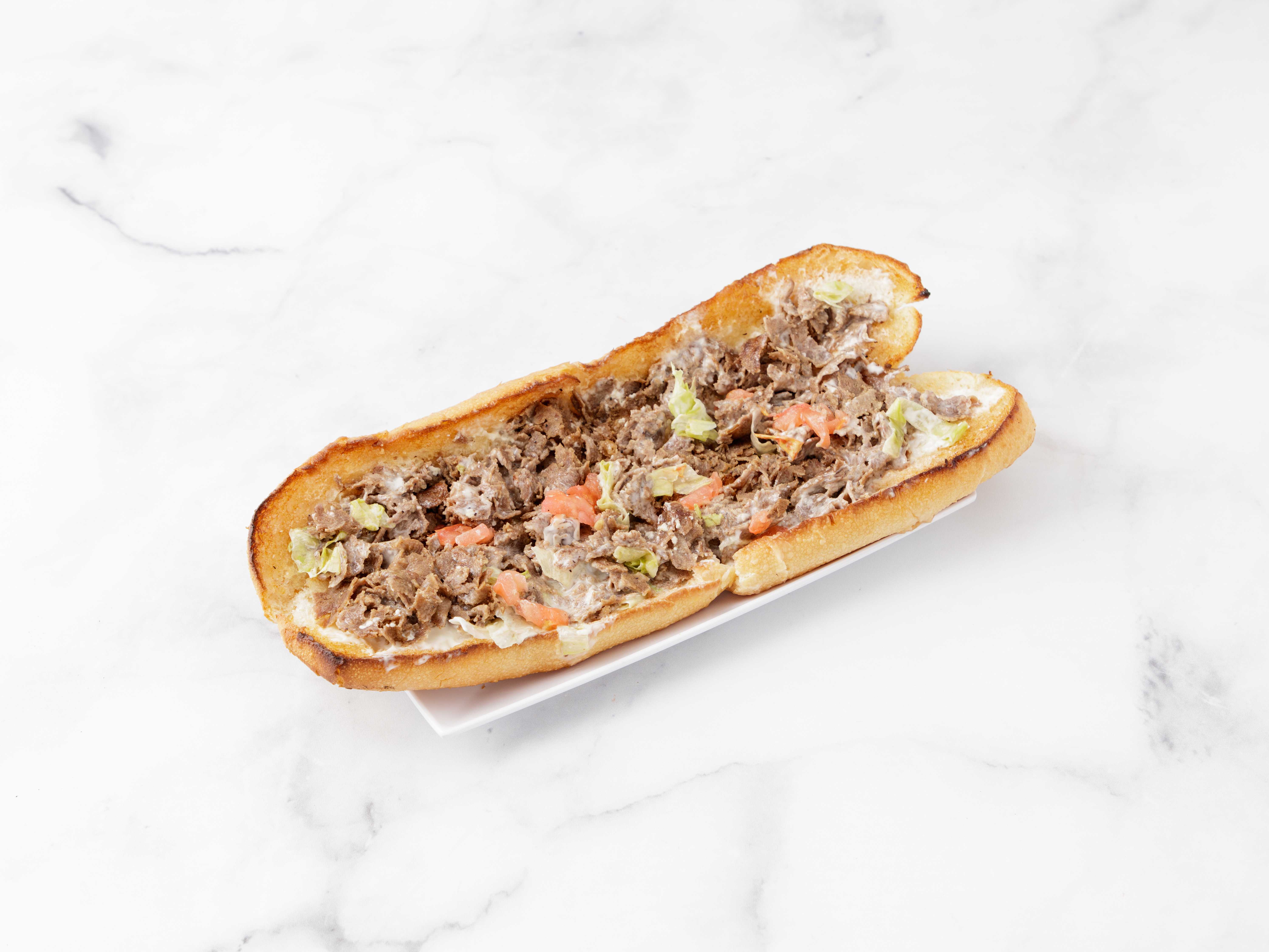 Order Steak and Cheese Hot Grinder food online from Pizza Plus store, New Haven on bringmethat.com