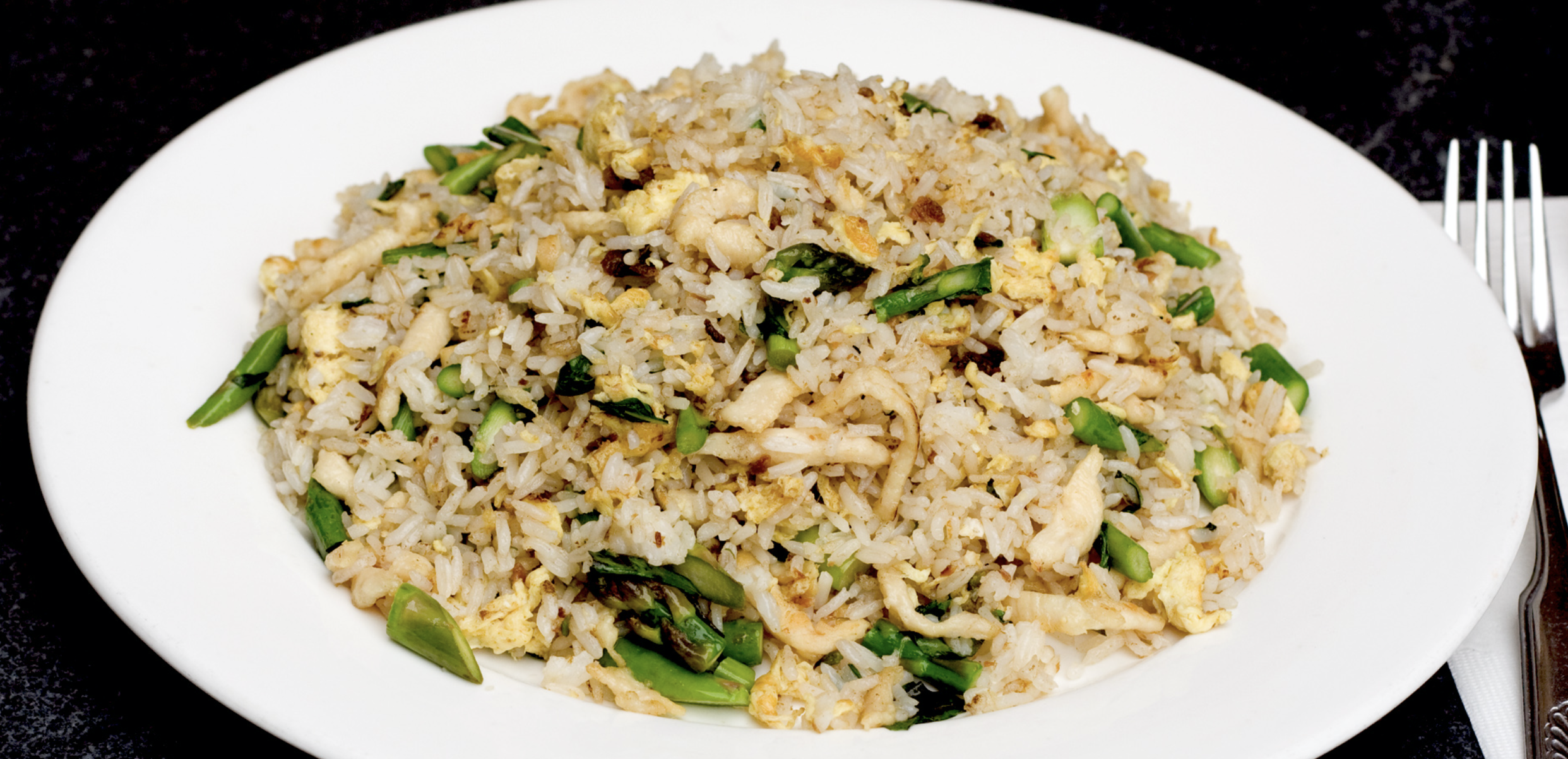 Order Salty Fish Fried Rice food online from Ginger Cafe store, Gilroy on bringmethat.com