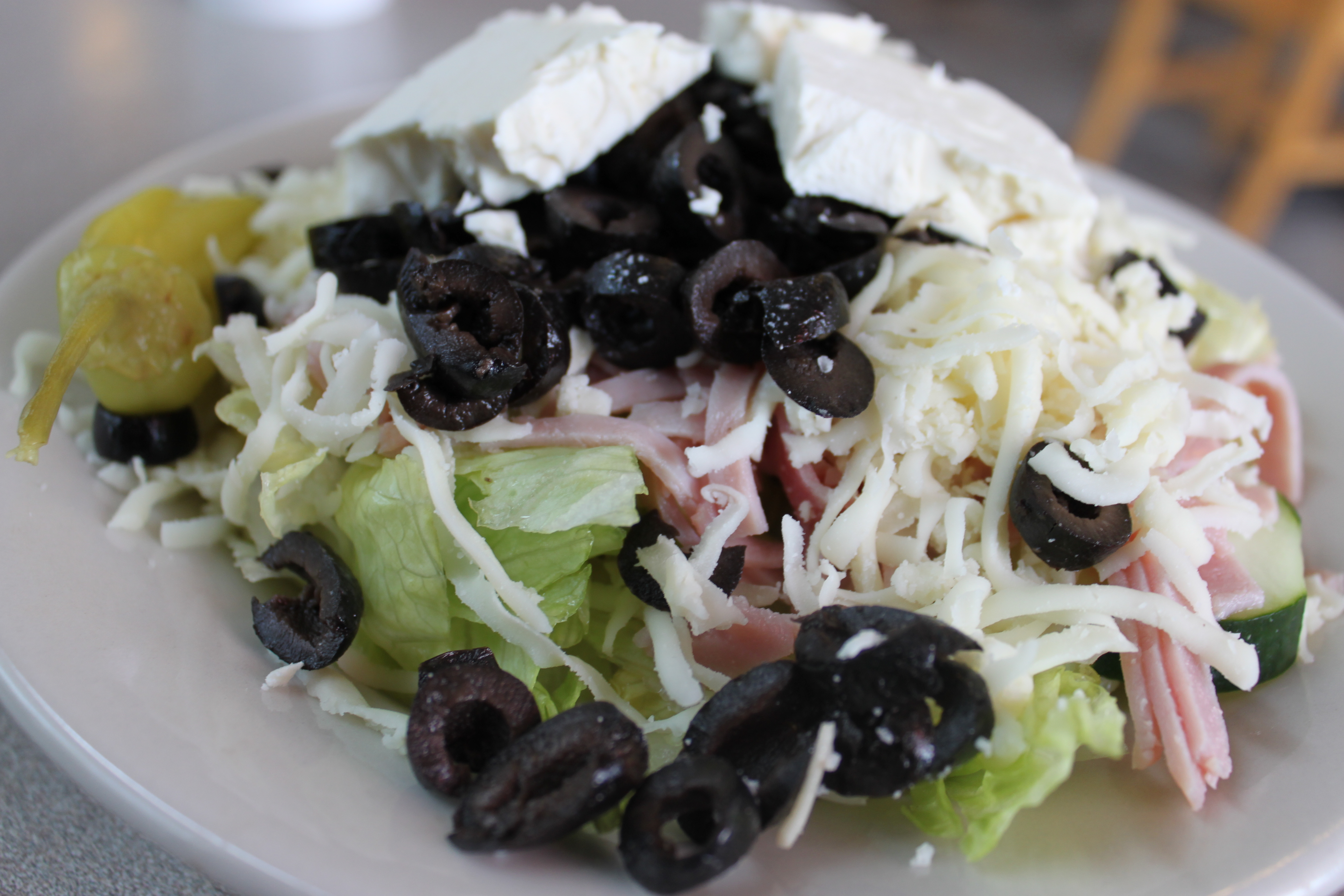 Order Papou's Salad food online from Mama’s Pizza store, Alpharetta on bringmethat.com