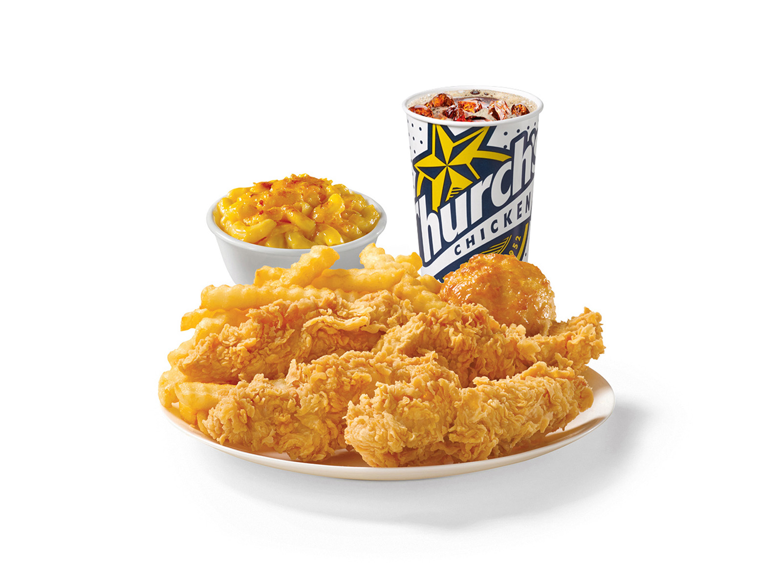 Order 5 Piece Texas Tenders™ Combo food online from Church's Chicken store, Abilene on bringmethat.com