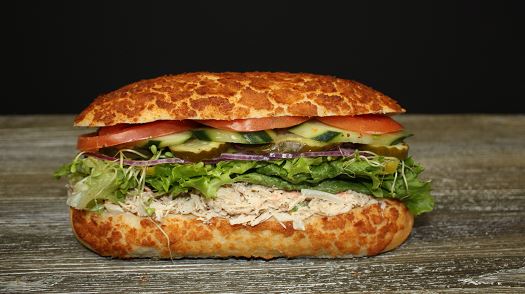 Order Chicken Salad Sandwich food online from Bagel Street Cafe Danville store, Danville on bringmethat.com