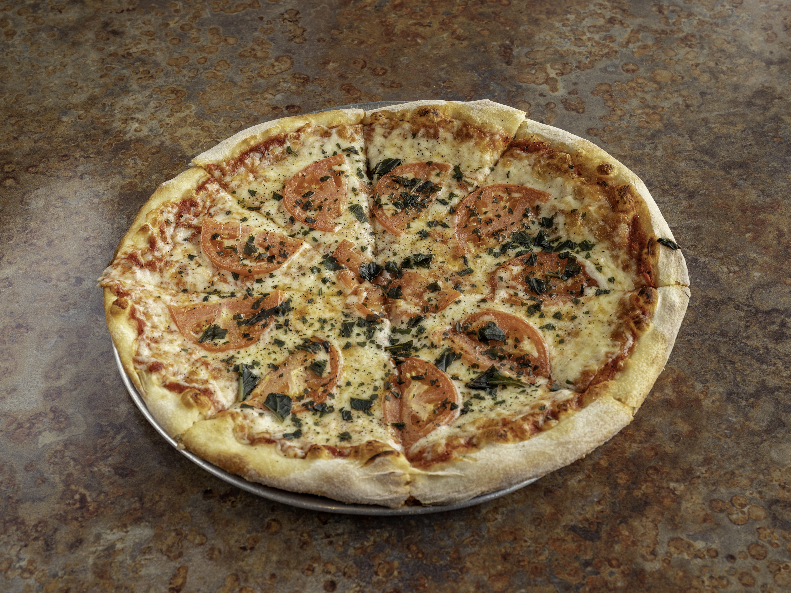 Order Margherita Pizza  food online from Carmelos Italian Pizza store, Caledonia on bringmethat.com