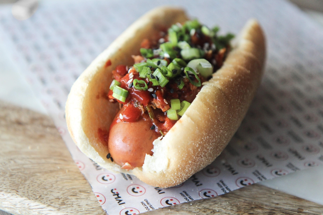 Order Seoul Storm food online from Umai Savory Hot Dogs store, San Francisco on bringmethat.com
