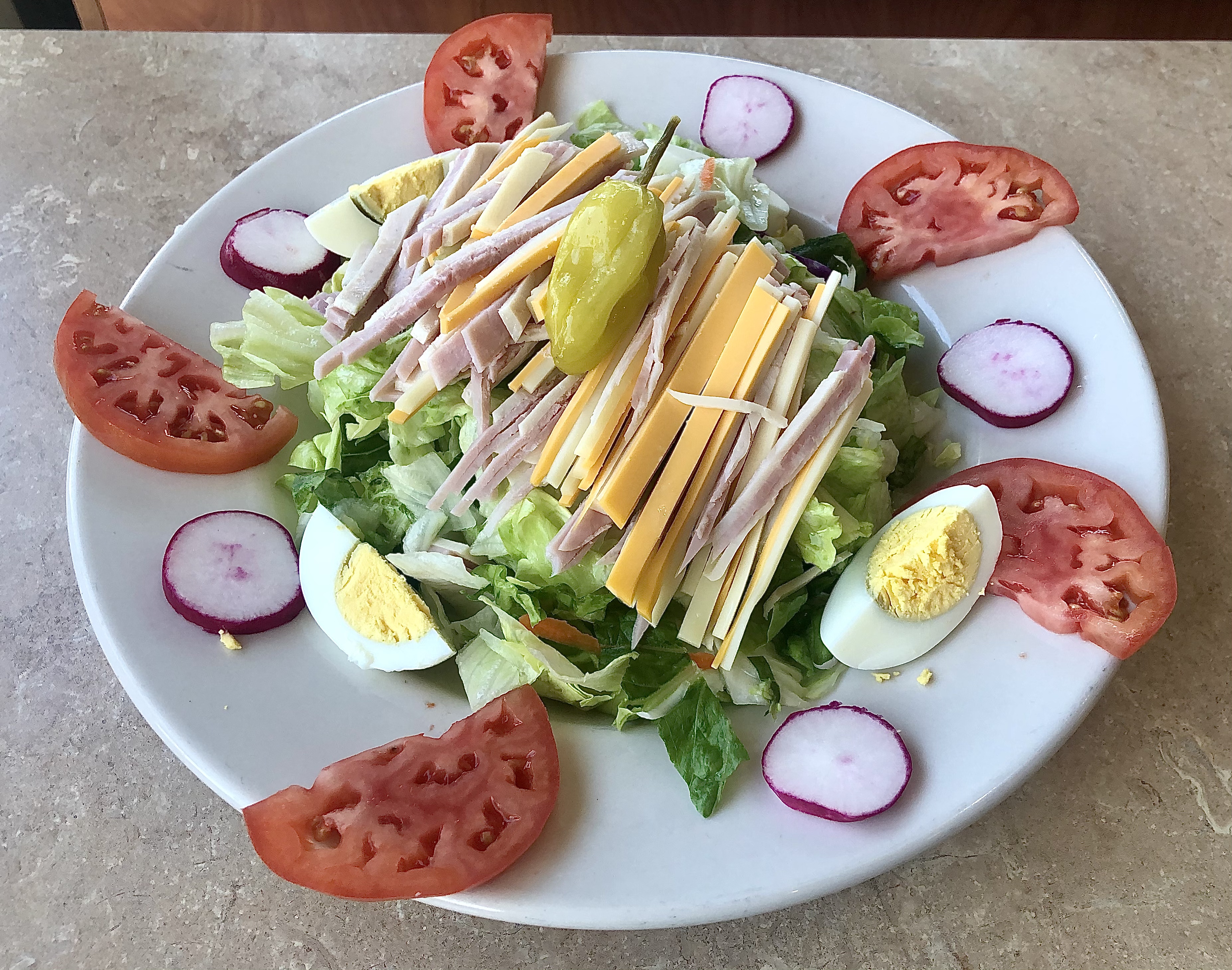 Order Julienne Salad food online from Hub's Restaurant store, Skokie on bringmethat.com