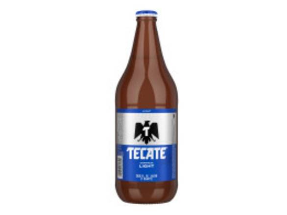 Order Tecate Light - 32oz Bottle food online from S H Liquor Market store, Los Angeles on bringmethat.com