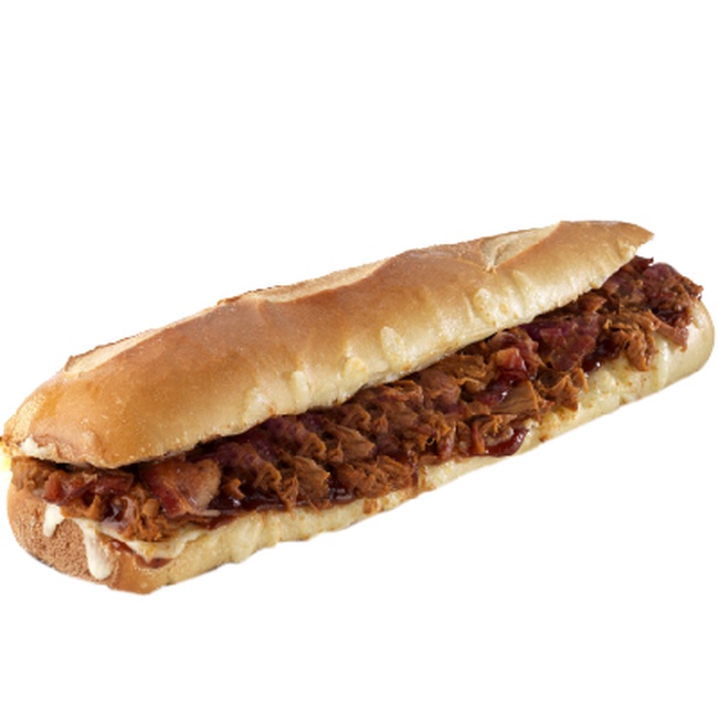 Order 6" BBQ Pulled Pork Sub food online from Cottage Inn Pizza store, Madison Heights on bringmethat.com