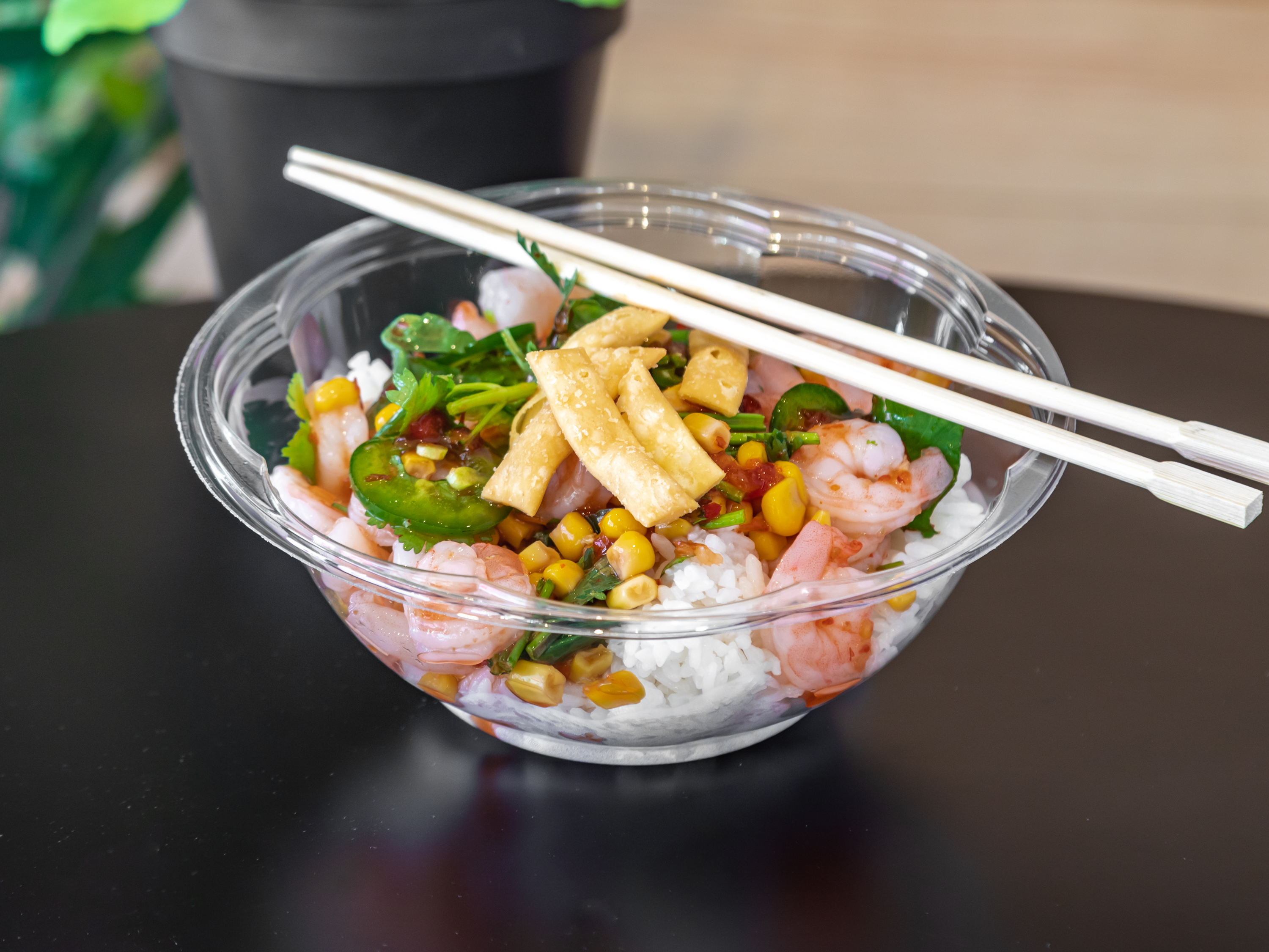 Order Sweet and Spicy Shrimp Signature Bowl food online from Poke Don store, Manchester on bringmethat.com