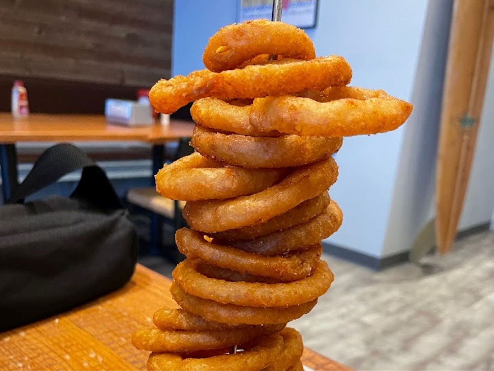 Order Maui Onion Ring Tower food online from The Kahuna Burger store, long branch on bringmethat.com