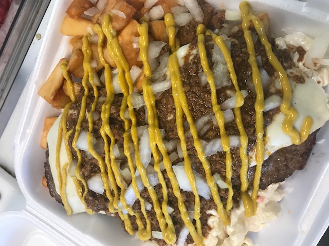 Order Cheeseburger Plate food online from Perinton Hots store, Fairport on bringmethat.com