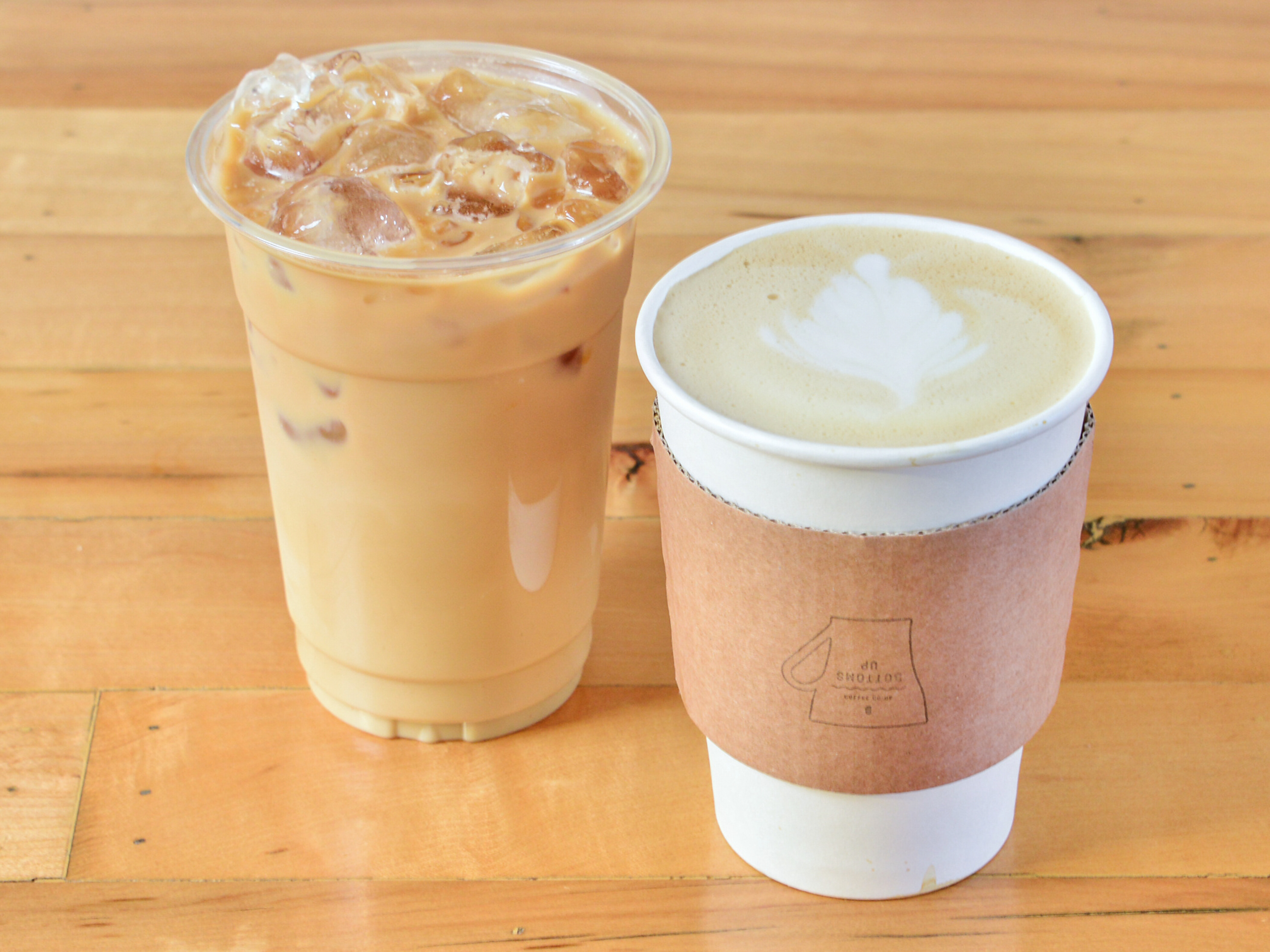 Order Latte food online from Bottoms Up Coffee store, Columbus on bringmethat.com