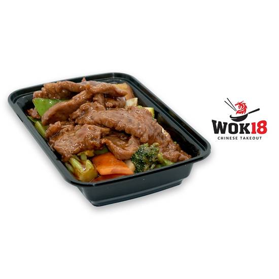 Order Beef w/ mixed vegetables food online from Wok 18 store, Teaneck on bringmethat.com