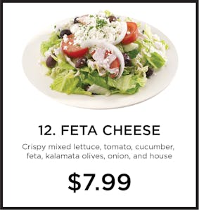 Order 12. Feta Cheese food online from Mystic Grill store, La Mesa on bringmethat.com