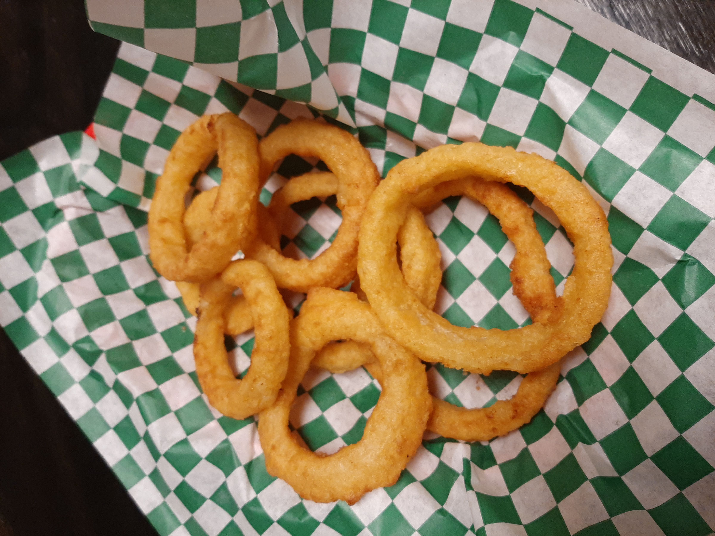 Order Onion Rings food online from Cafe & Canela store, El Paso on bringmethat.com