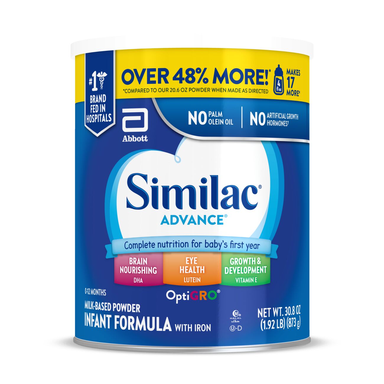 Order Similac Advance Infant Formula with Iron Powder - 30.8 oz food online from Rite Aid store, Aston on bringmethat.com