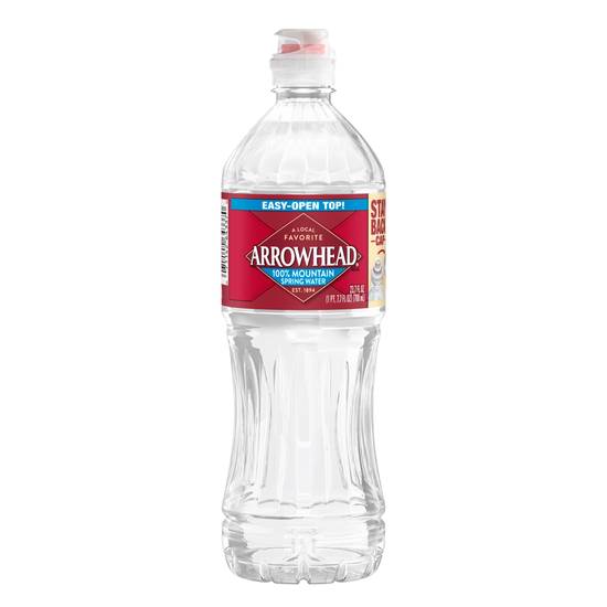 Order Arrowhead 100% Mountain Spring Water Plastic Bottle, 23.7 OZ food online from Cvs store, WEST COVINA on bringmethat.com