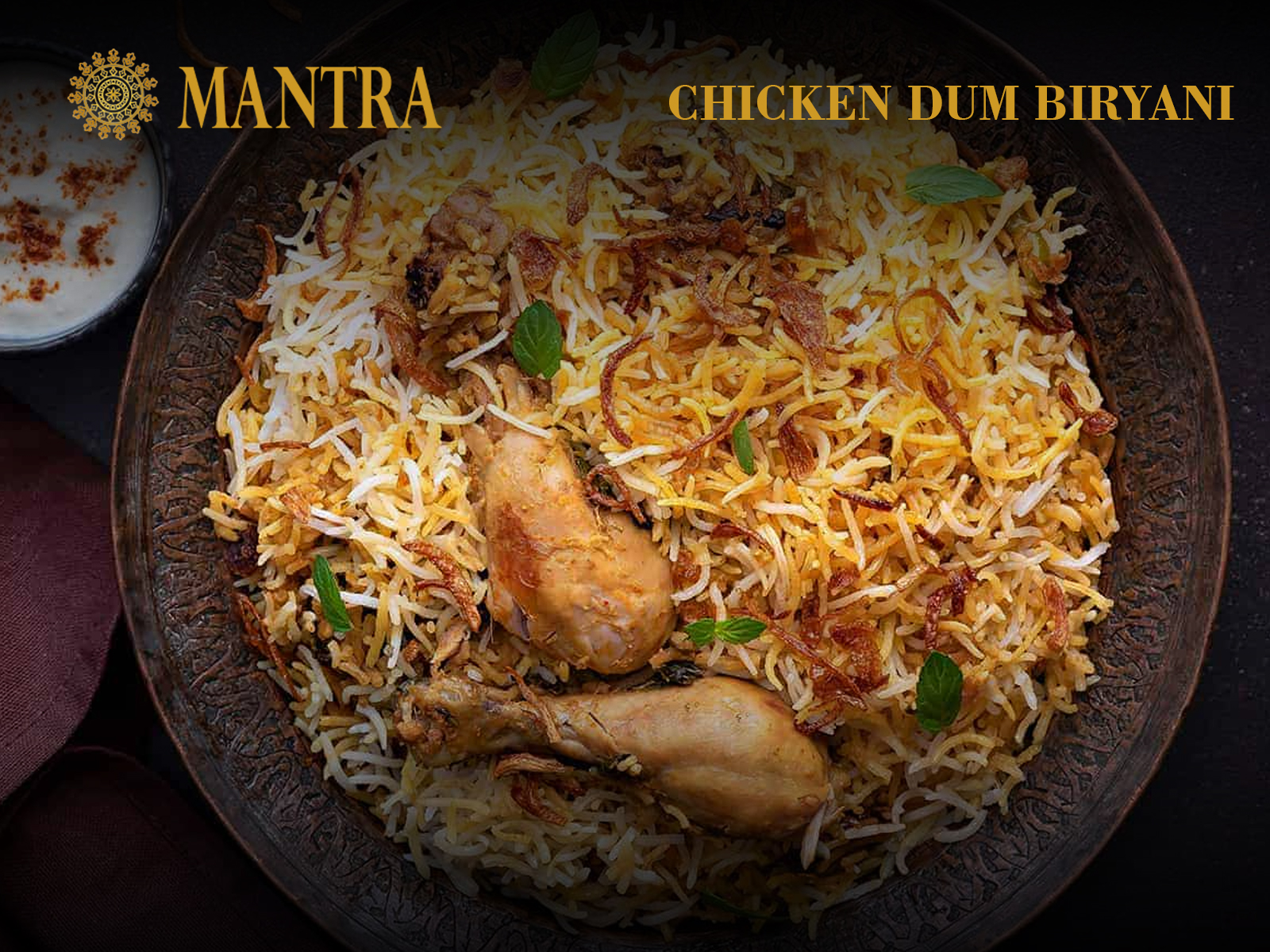Order Chicken Biryani food online from Mantra Authentic Indian Restaurant store, Jersey City on bringmethat.com