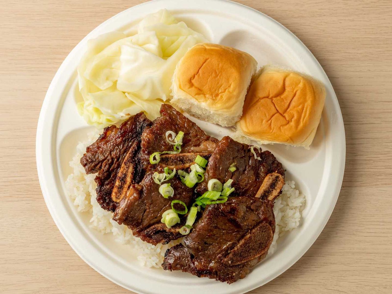 Order Kalbi Short Rib Plate Lunch food online from The Poke Shack store, Champaign on bringmethat.com