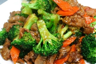 Order 50. Beef with Broccoli food online from Red Bowl store, Grand Rapids on bringmethat.com