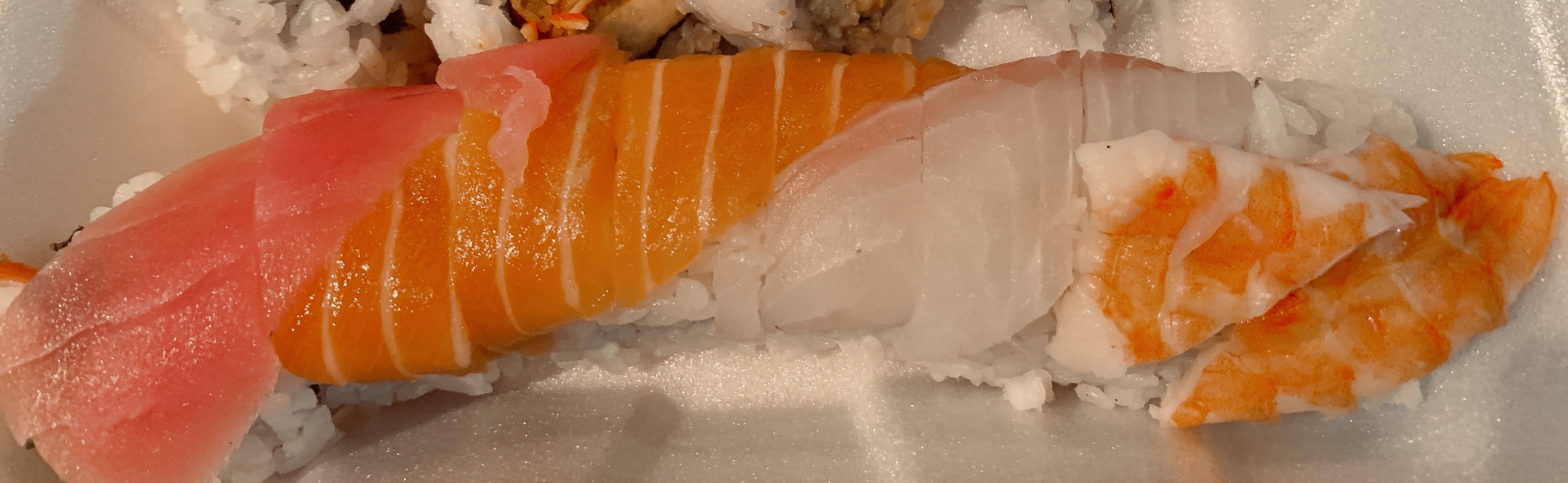 Order 4. Rainbow Roll food online from Biwako Sushi store, Saline on bringmethat.com