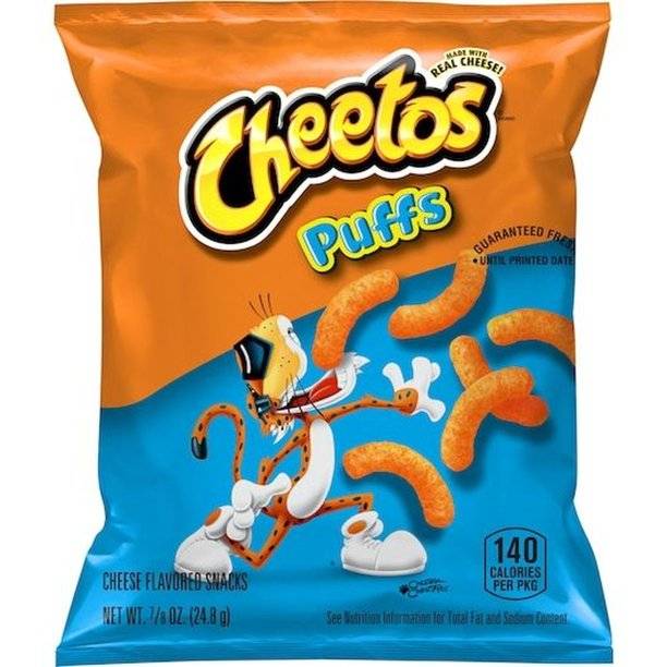 Order Cheetos Puffs 7/8oz bag food online from Designs By Cake Daddy Llc store, Dallas on bringmethat.com