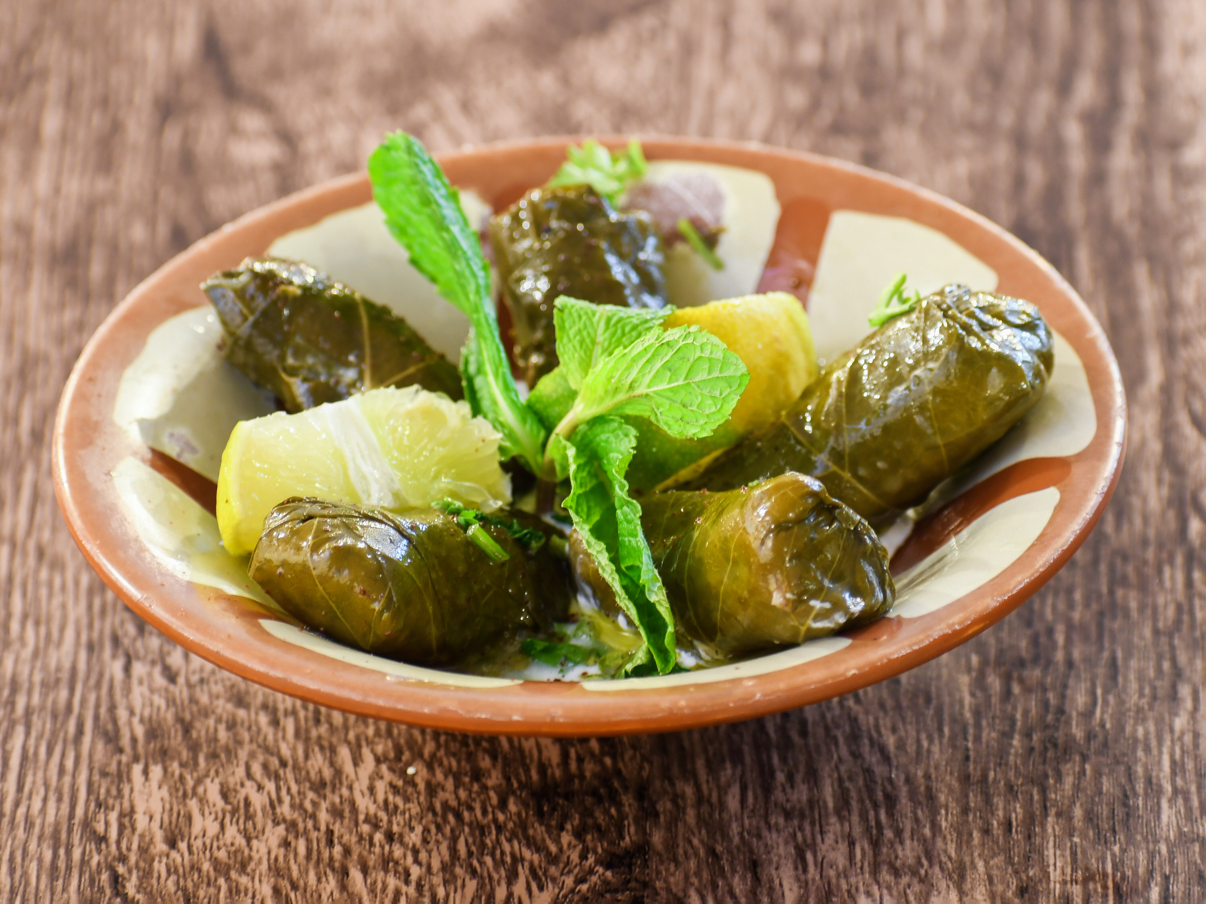 Order Stuffed Grape Leaves food online from Pharaohs Village store, Fayetteville on bringmethat.com