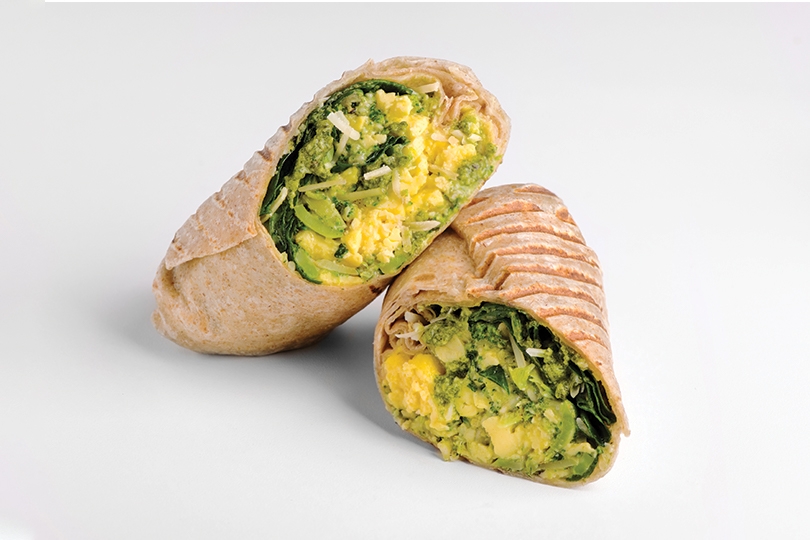 Order Sunrise Spinach and Pesto Bar-rito food online from Protein Bar store, Chicago on bringmethat.com