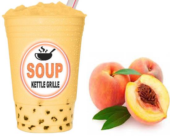 Order Peach Smoothie food online from Soup Kettle Grille store, Meridian on bringmethat.com