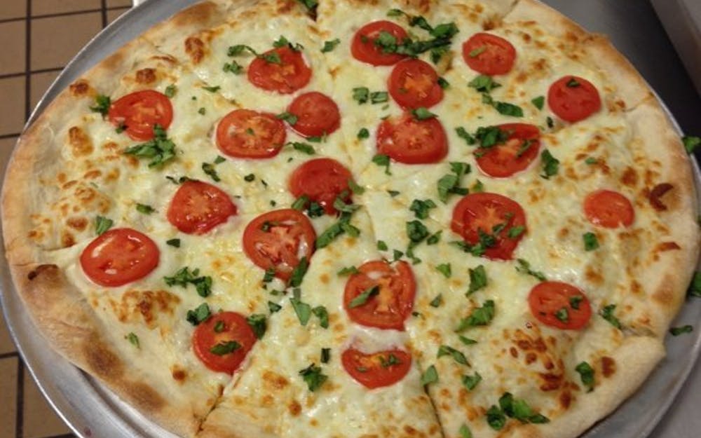 Order White Pizza - Medium food online from Elizabeths Pizza store, High Point on bringmethat.com