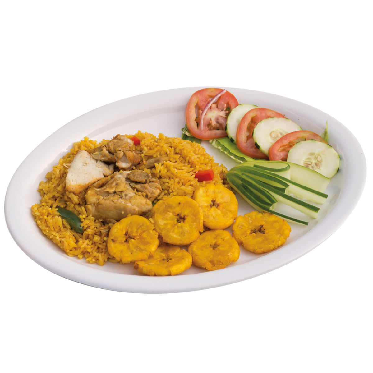 Order Arroz con Pollo (yellow rice mixed with chicken ) food online from La Cocina Cubana store, Lansing on bringmethat.com