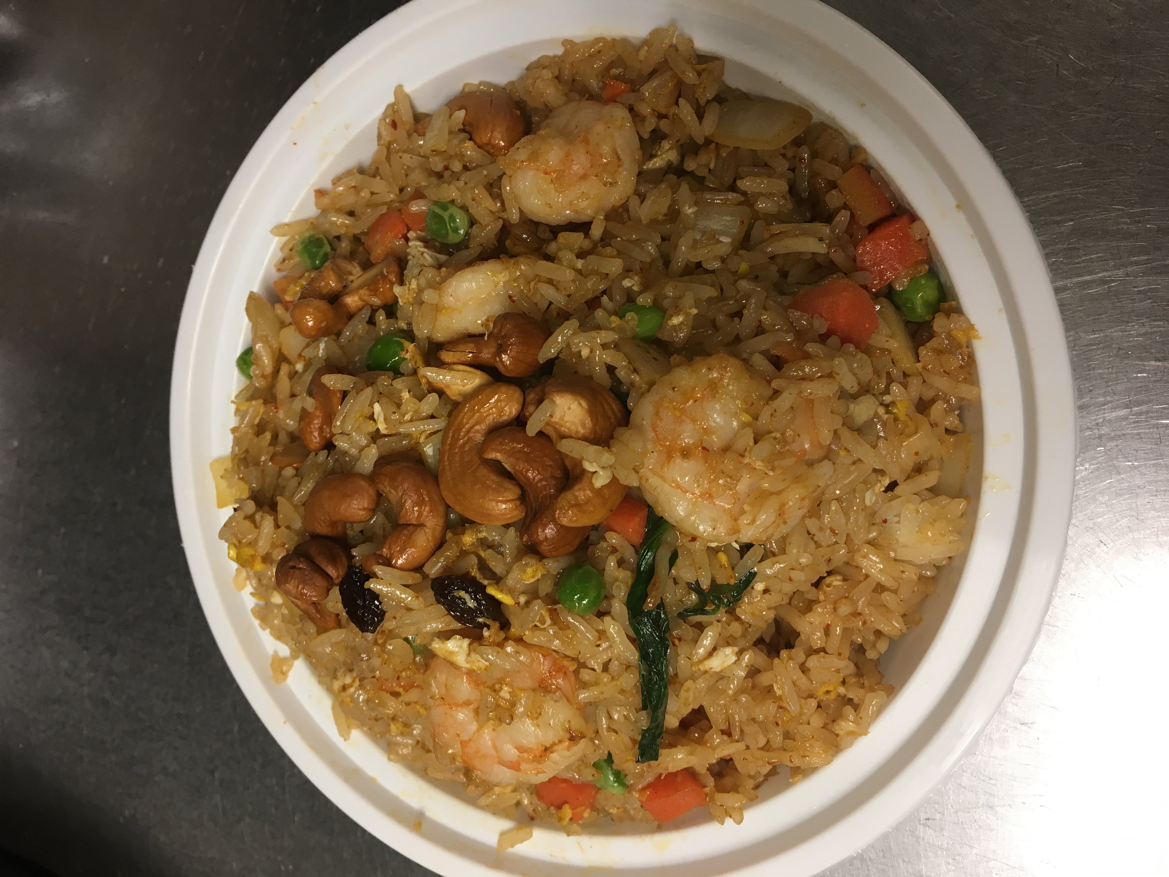 Order T2. Thai Flavor Shrimp Fried Rice  food online from Asian Palace store, Syracuse on bringmethat.com