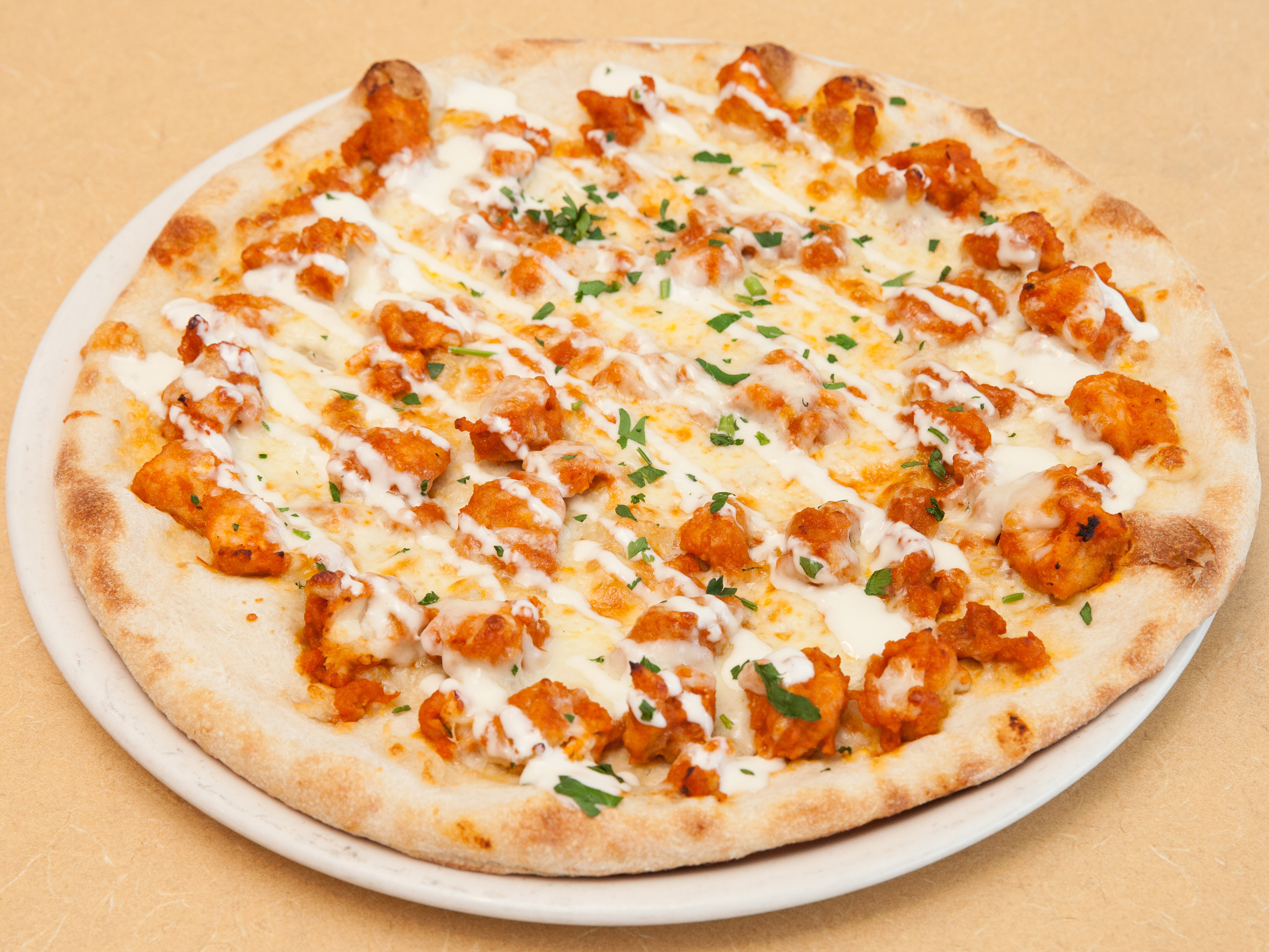 Order Buffalo Chicken Pizza food online from Pizzaiola store, North Babylon on bringmethat.com