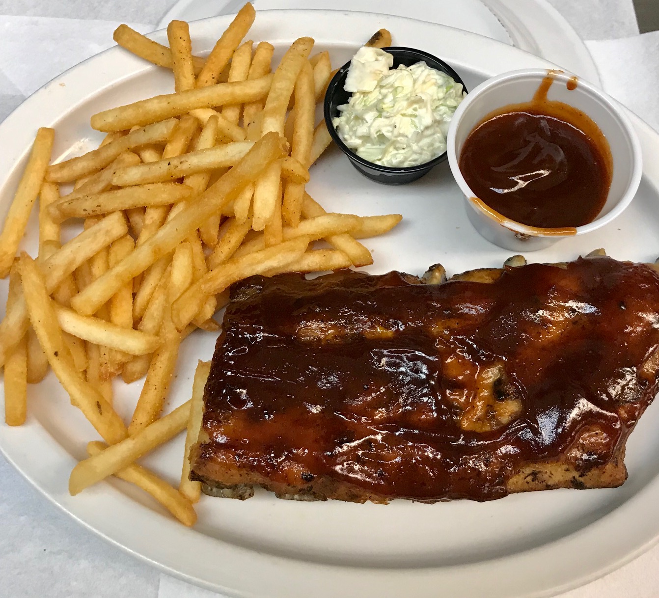 Order BBQ Baby Back Ribs food online from Chessie Restaurant store, Barrington on bringmethat.com